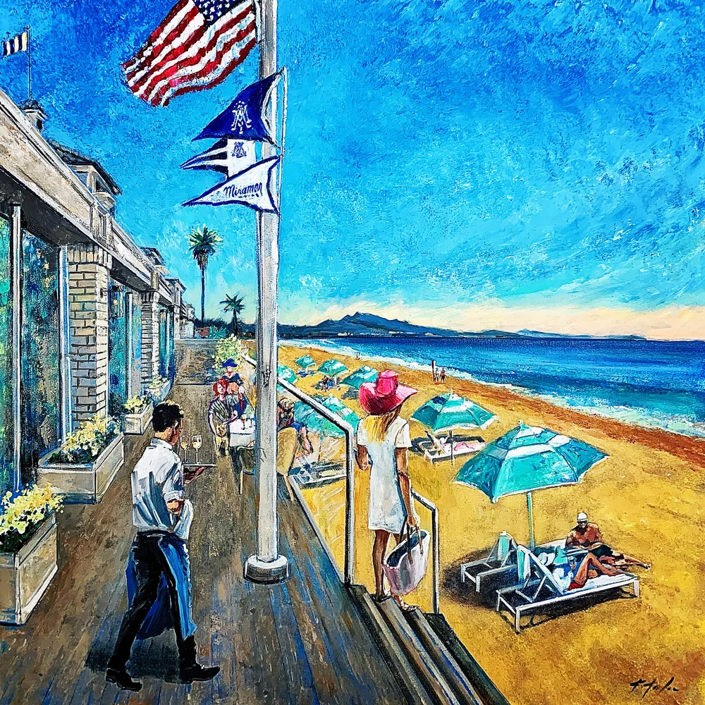 カリフォルニアリパブリック　アート　ストーン Along the PCH — Kathleen Keifer